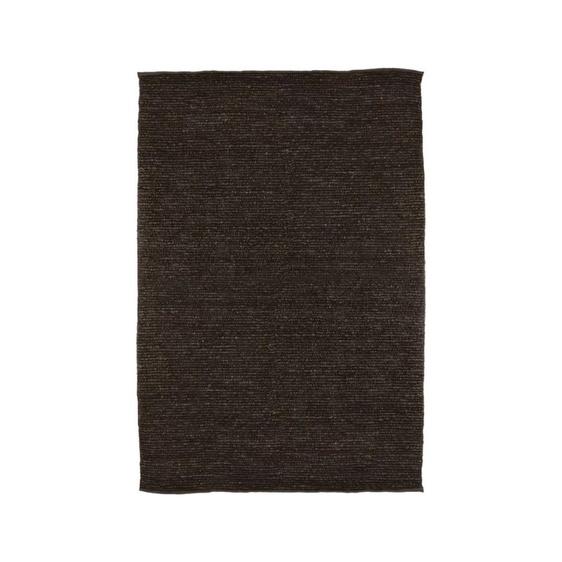 RUG JUTE SMOKE BROWN HAND WOVEN 240